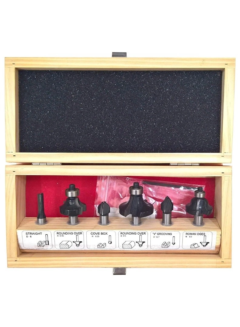 KNP Router Bit Set - 6 Pcs