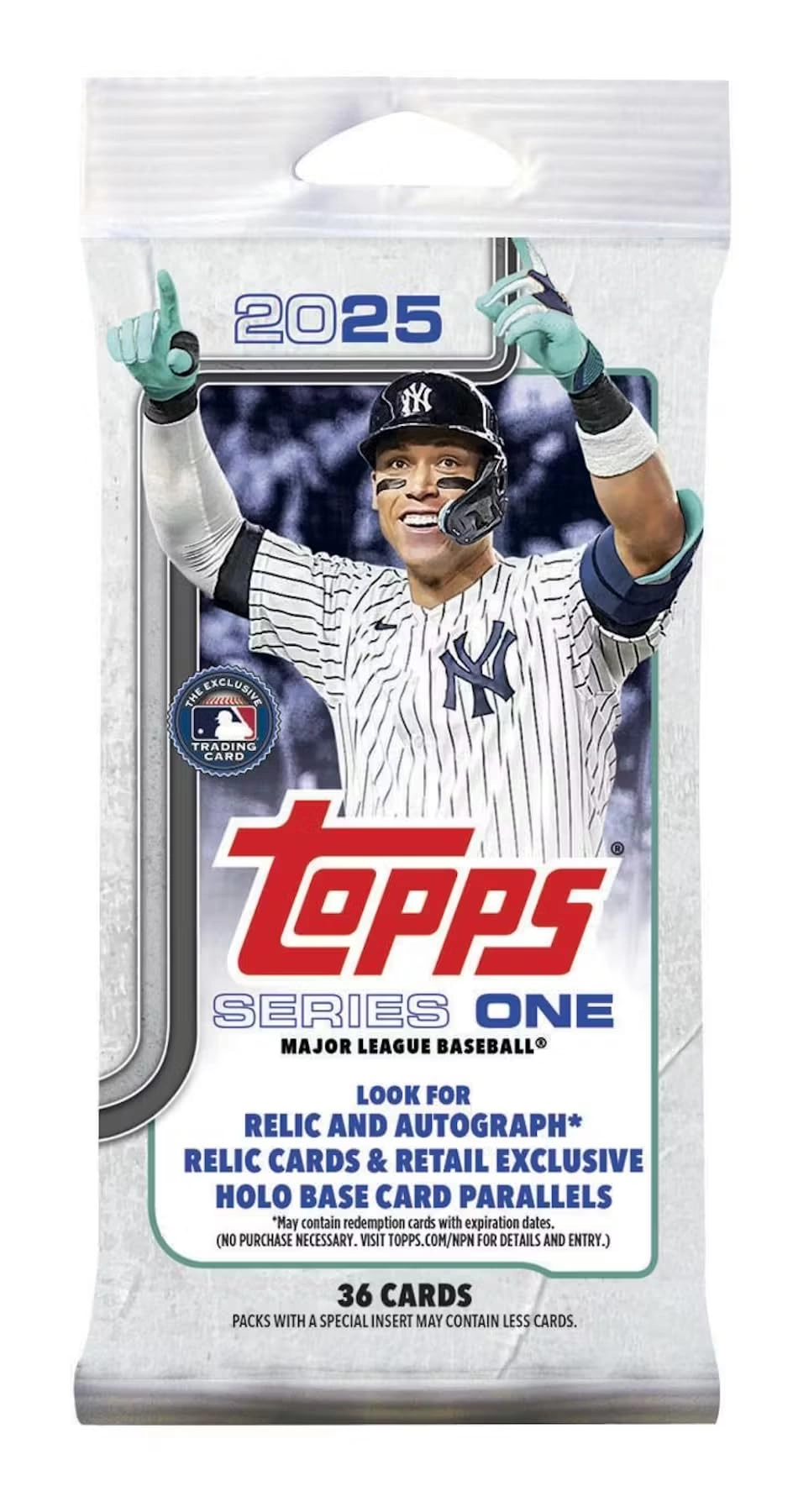 Topps 2025 Series 1 Baseball MLB Jumbo Fat Pack - 36pcs