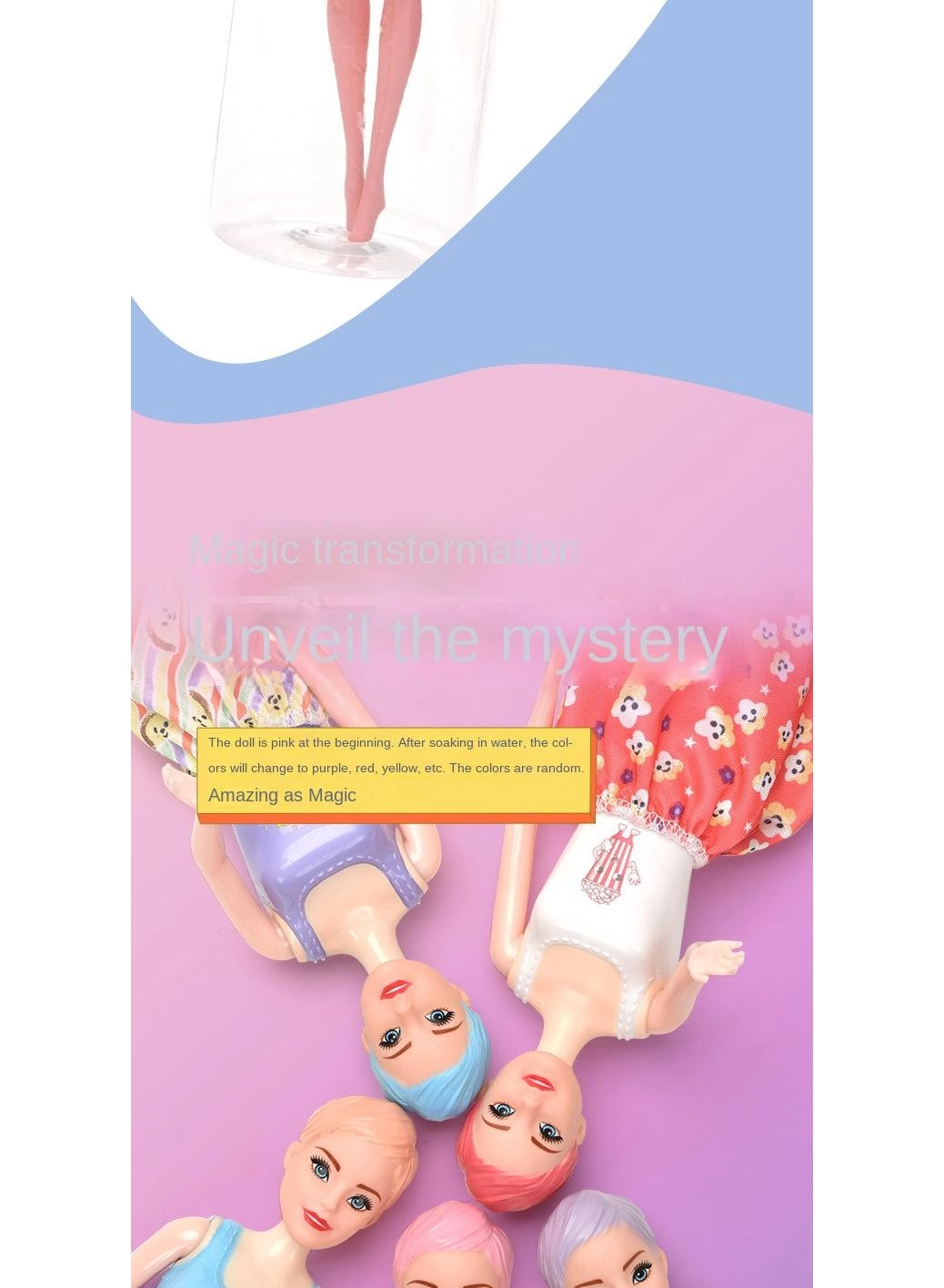 Color Reveal Rainbow Groovy Series Doll HRK06