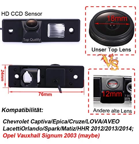 HD Color CCD Waterproof Vehicle Car Rear View Backup Camera - RCA 1280*720 Pixels
