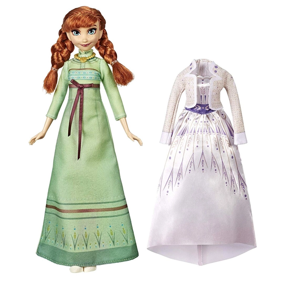 Anna Fashion Doll - 32.5 cm blue and purple travel outfit