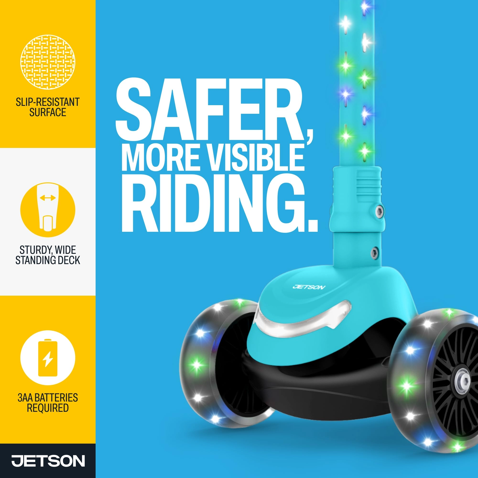 Jupiter Mini - 3-Wheel Foldable LED