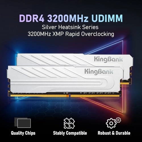 Computer Desktop Memory Ram DDR4 - 32GB(2x16GB) 3200MHZ