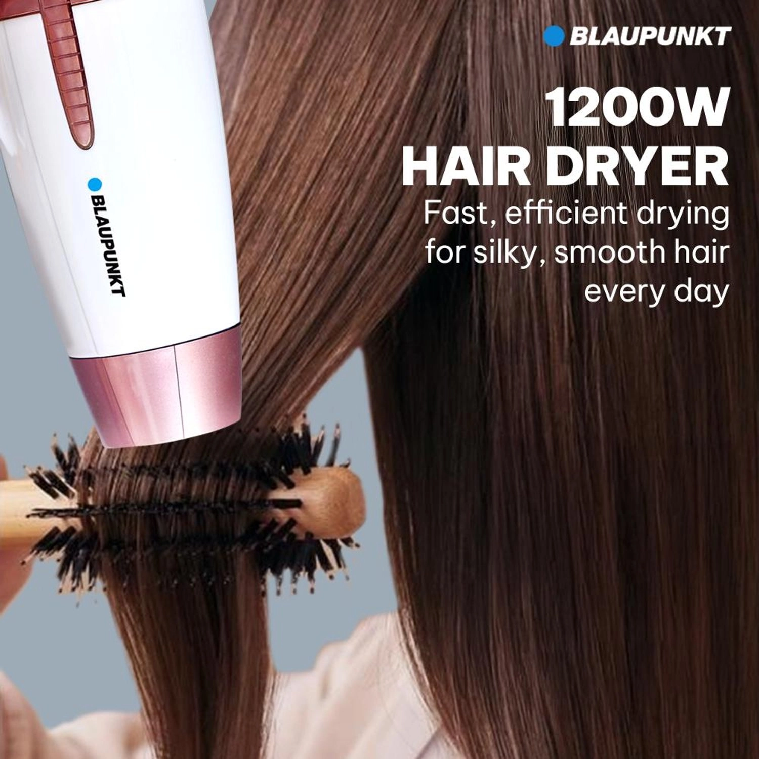 Folding Hair Dryer - 1200W Foldable