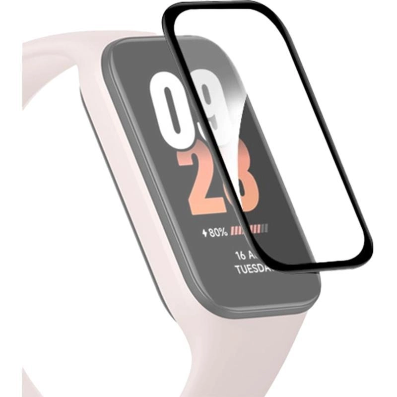 JUSTINCASE Screen Protector for Xiaomi Smart Band 9 - Soft TPU Black Frame