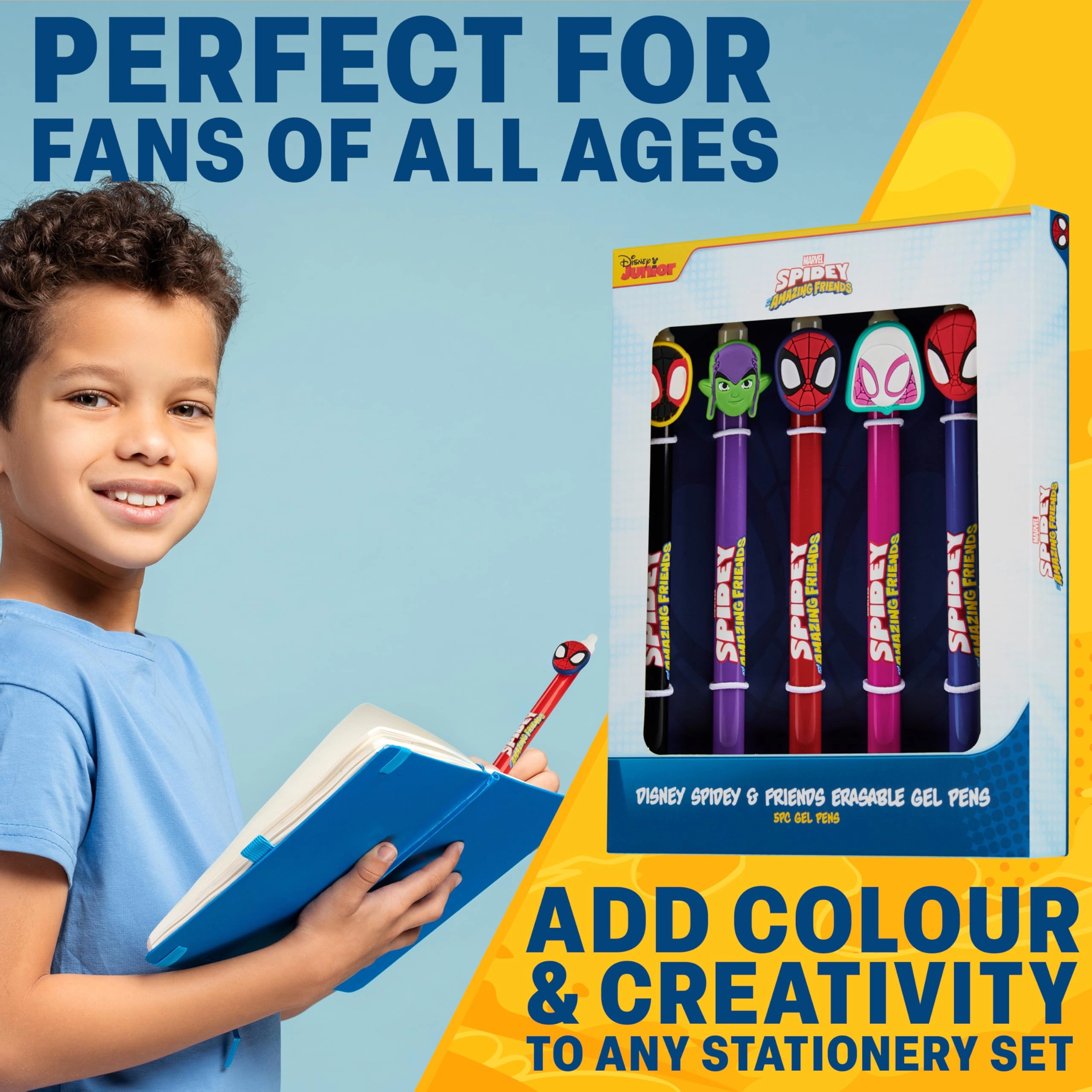 Marvel Spidey Pens - 5.0 count 0.5mm