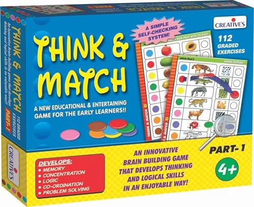 Think & Match Part-1 - 4 - 6 years 112 pieces