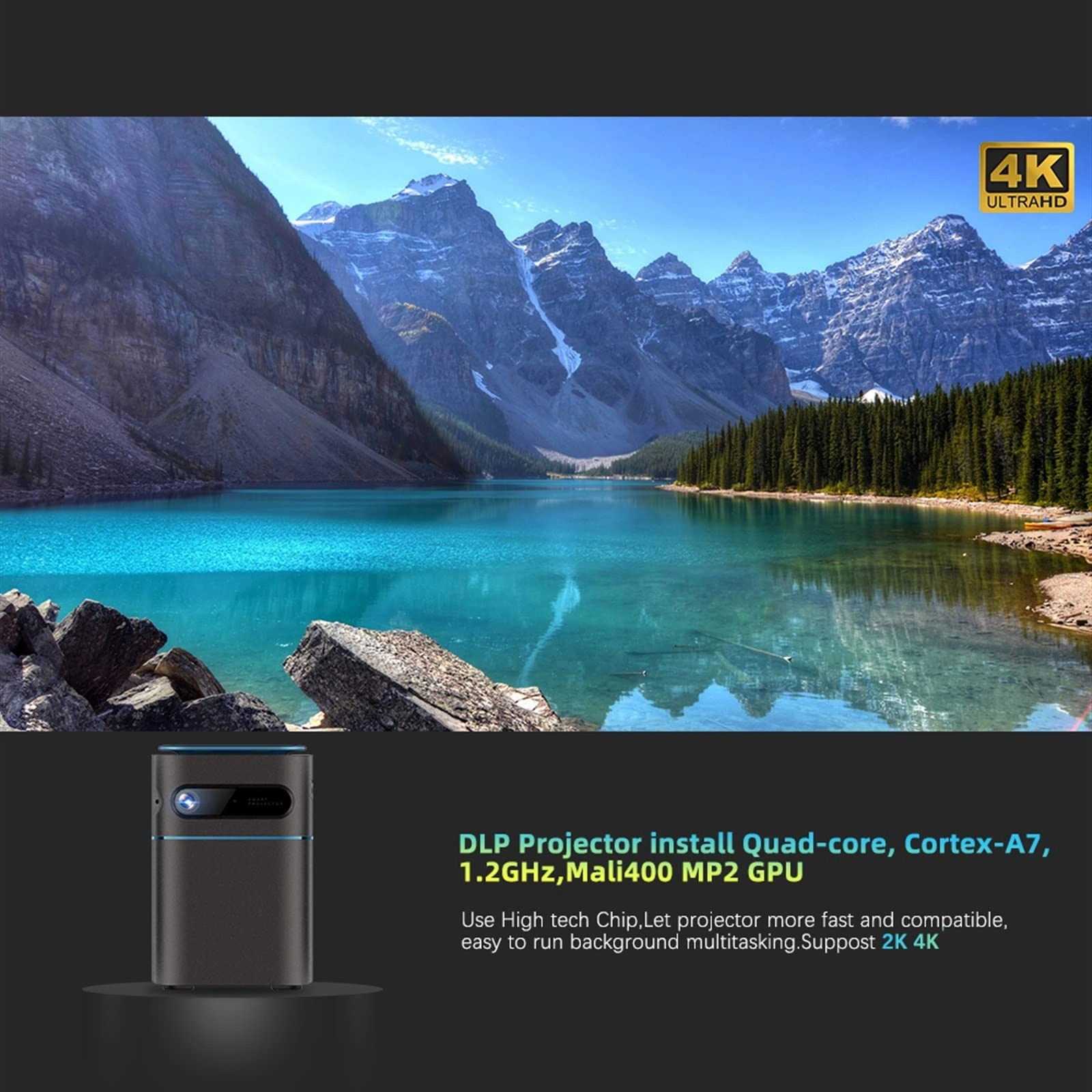 HODORE Portable Projector B0C9LXNKZ7