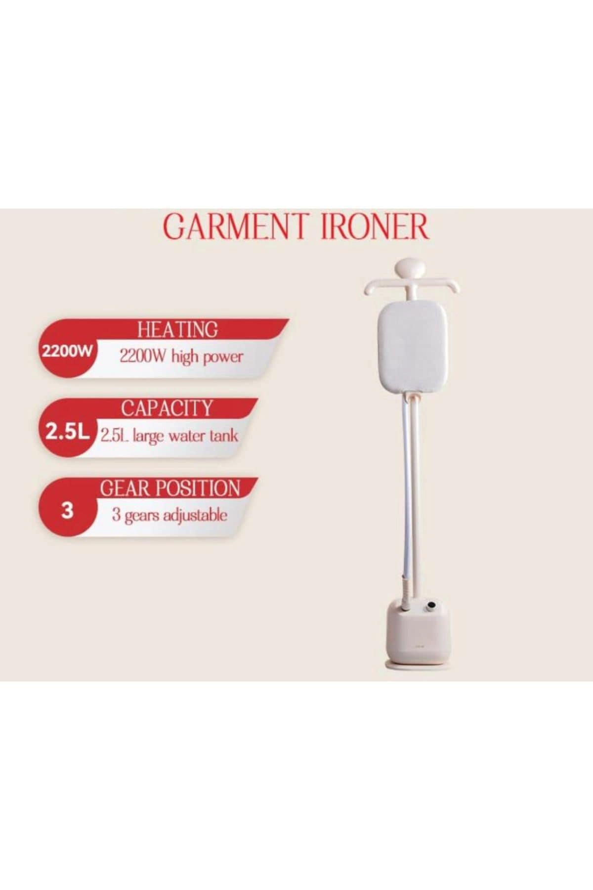 Garment Steamer - 1500W Portable Handheld Overheat Protection