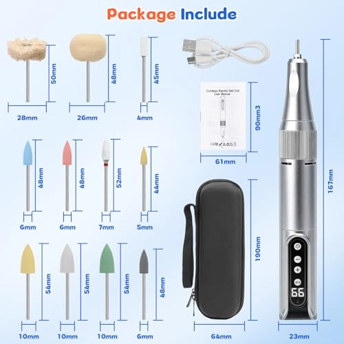 Mini Polisher - 35000 RPM 11 Polishing Heads