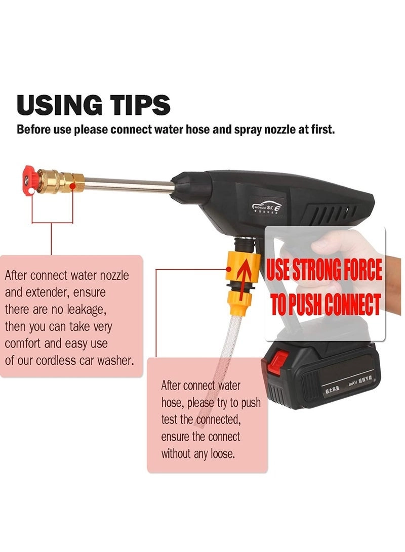 Cordless Portable Washer - 48V 200W 30Bar