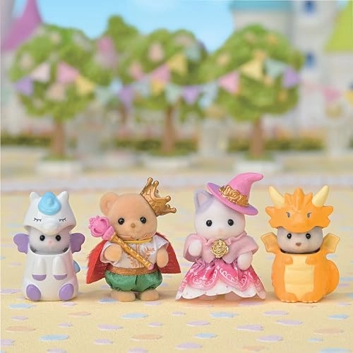 Baby Prince + Baby Witch + Baby Pegasus + Baby Dragon - 4 pcs