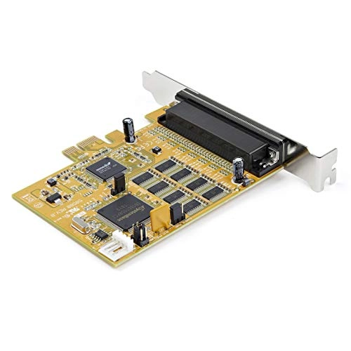 8-Port PCI Express RS232 Serial Adapter Card - DB62 to 8x DB9 15kV ESD