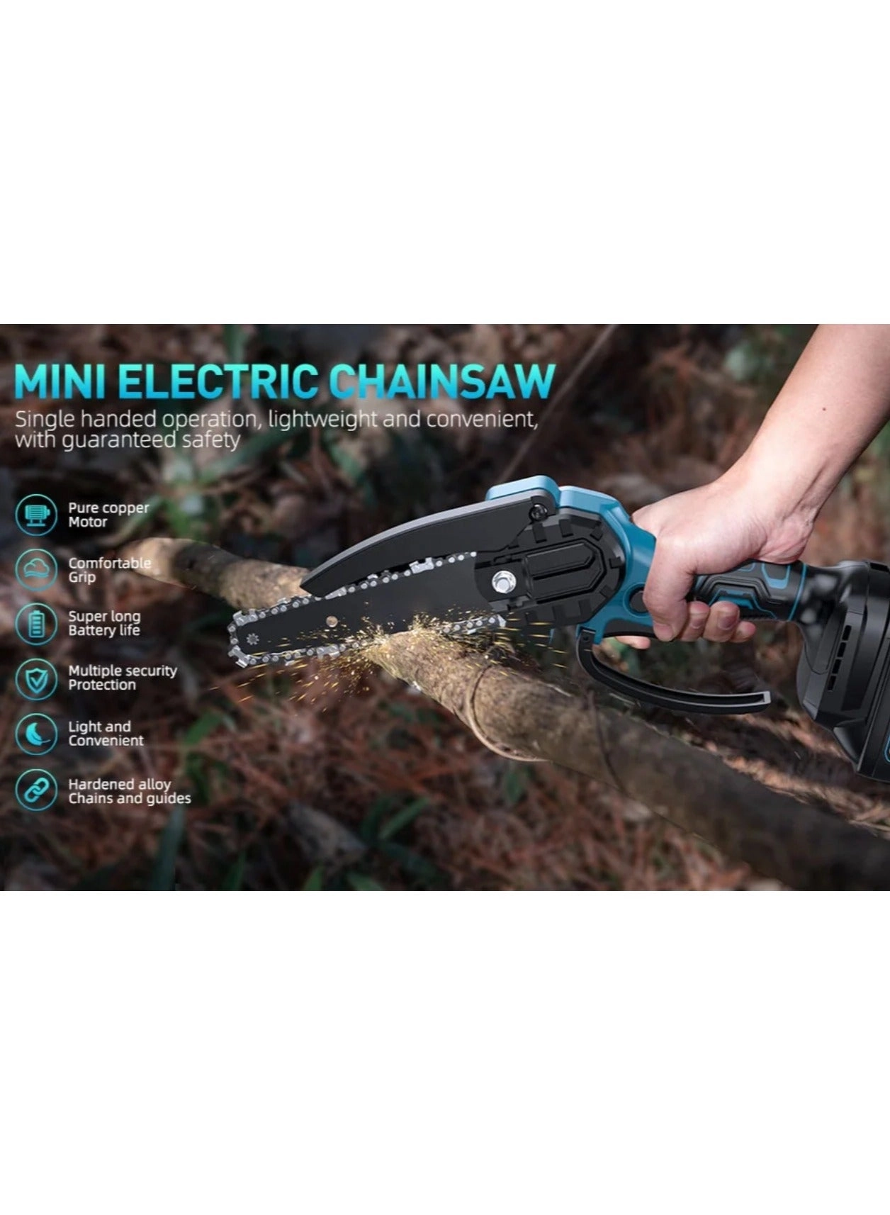 Mini Cordless Electric Chainsaw