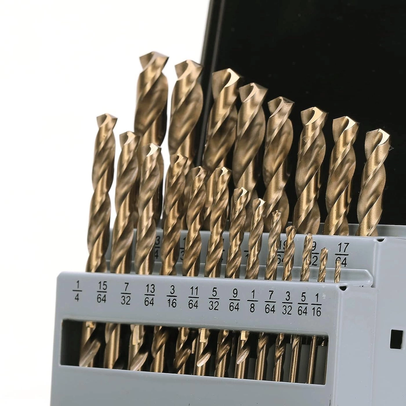GMTOOLS Cobalt Drill Bit Set - M35 Cobalt 21Pcs 1/16""-3/8""