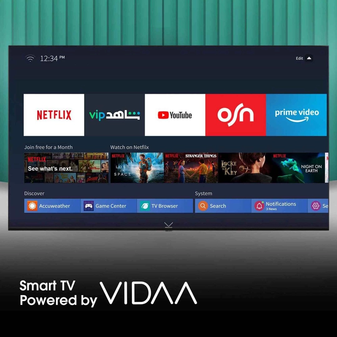 75-Inch 4K Ultra HD Smart TV Black