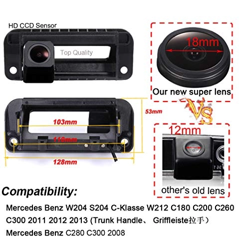 HD IP68 Rear View Camera - Night vision 1280x 720 pixels + 7'' Monitor