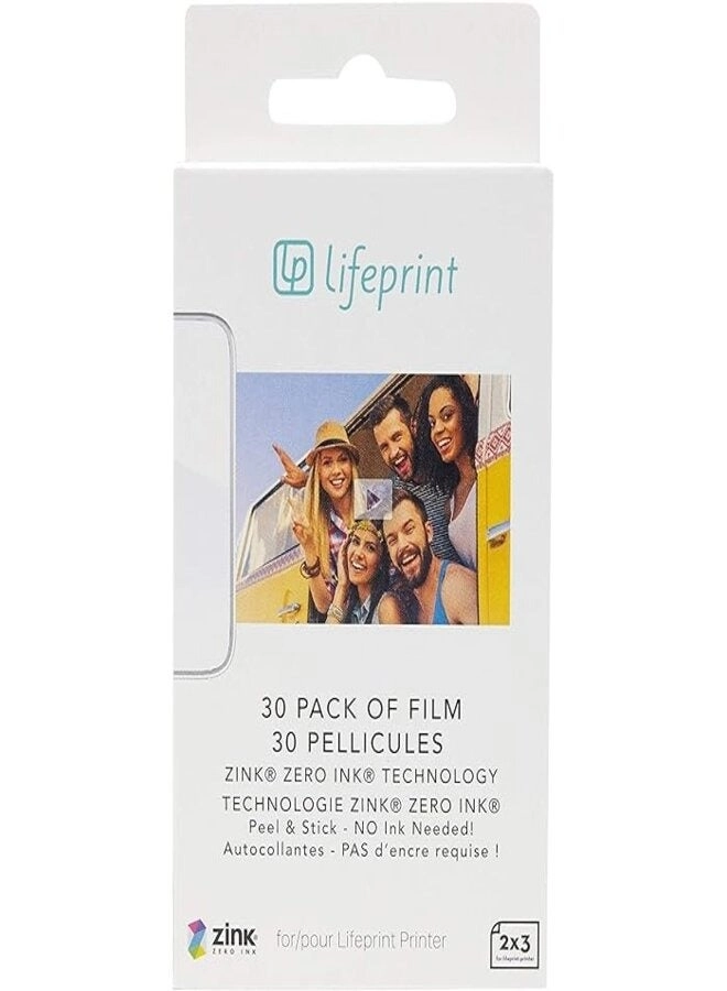 2x3 Portable Photo and Video Printer + 30-pack Zink Paper + Soft Camera Case