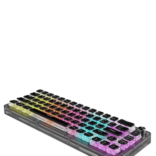 Pudding Keycaps Transparent Mechanical Keyboard - EN Wired