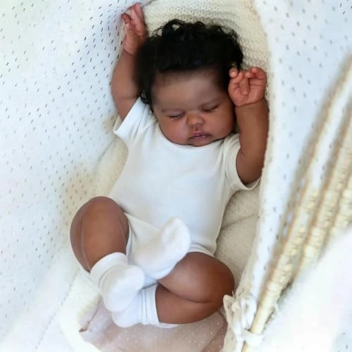Reborn Baby Doll - 19'' Vinyl African American Ages 3+