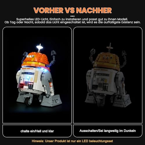 LED Lighting Kit for Lego 75416 - Light Only USB Battery Compartment