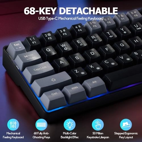 60% Mechanical Gaming Keyboard - Wired