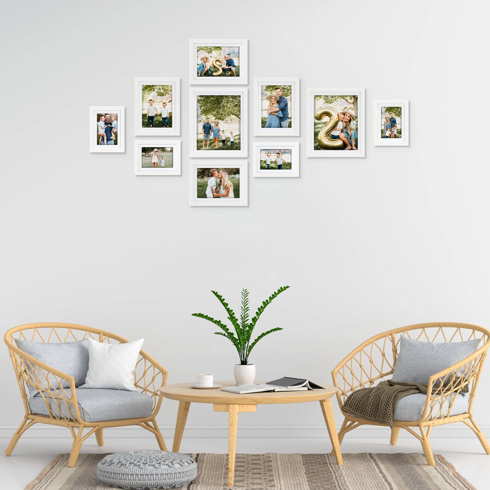 Picture Frames - 4x6 5x7 8x10 Set
