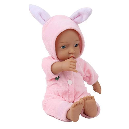 Reborn baby doll - 10 inch Handmade cloth body Blue