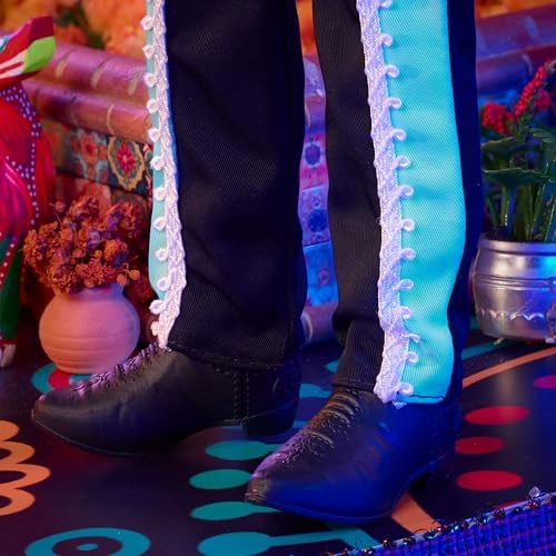 Barbie Día De Muertos Ken Collectible Figure - Black Suit Sky Blue Accents Ages 6+