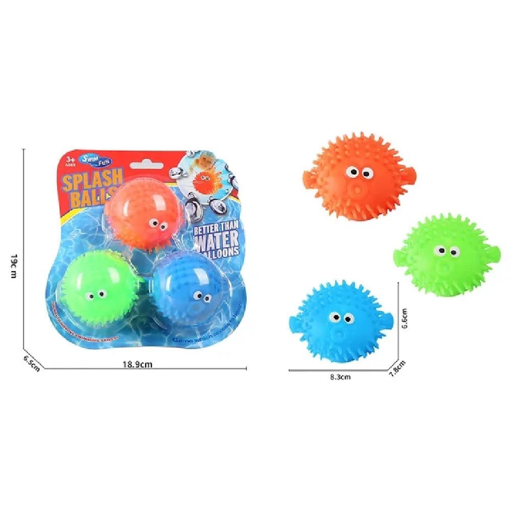 Diving Fish Ring Toys - 3pcs Multi Colour 3 +