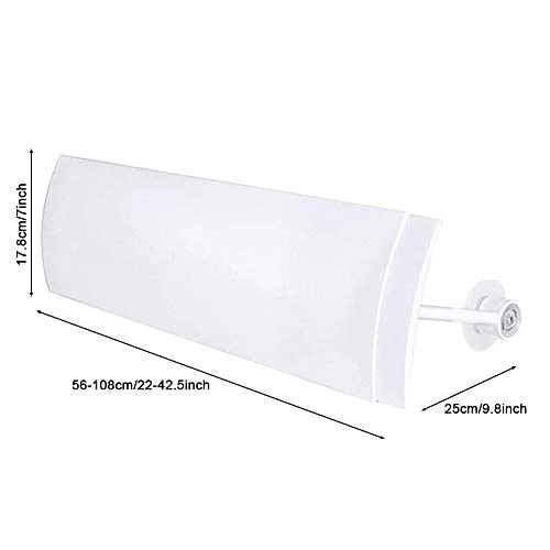 Retractable Air Conditioner Deflector - 22-42.5In Adjustable
