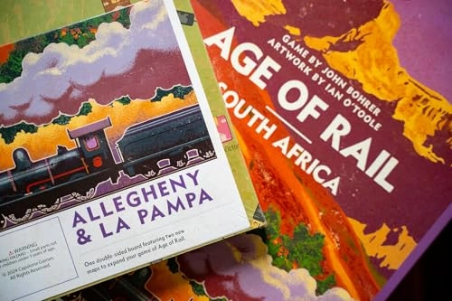 Age of Rail: Allegheny & La Pampa - Double-Sided Expansion Map