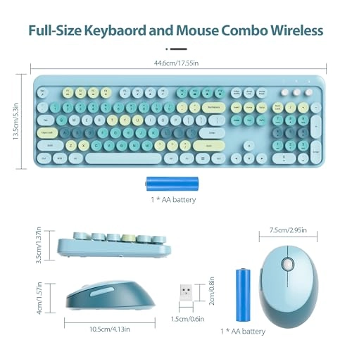 Wireless Keyboard & Mouse Set - US Wireless