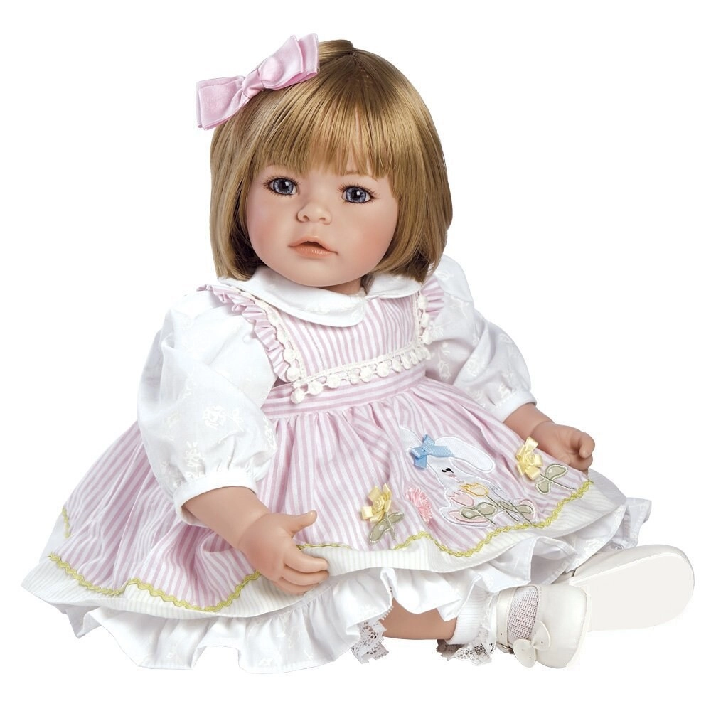 Adora Pinafour Seasons Toddler Doll - 20 inch Soft CuddleMe Vinyl Sandy Blonde Hair Blue Eyes Ages 6+
