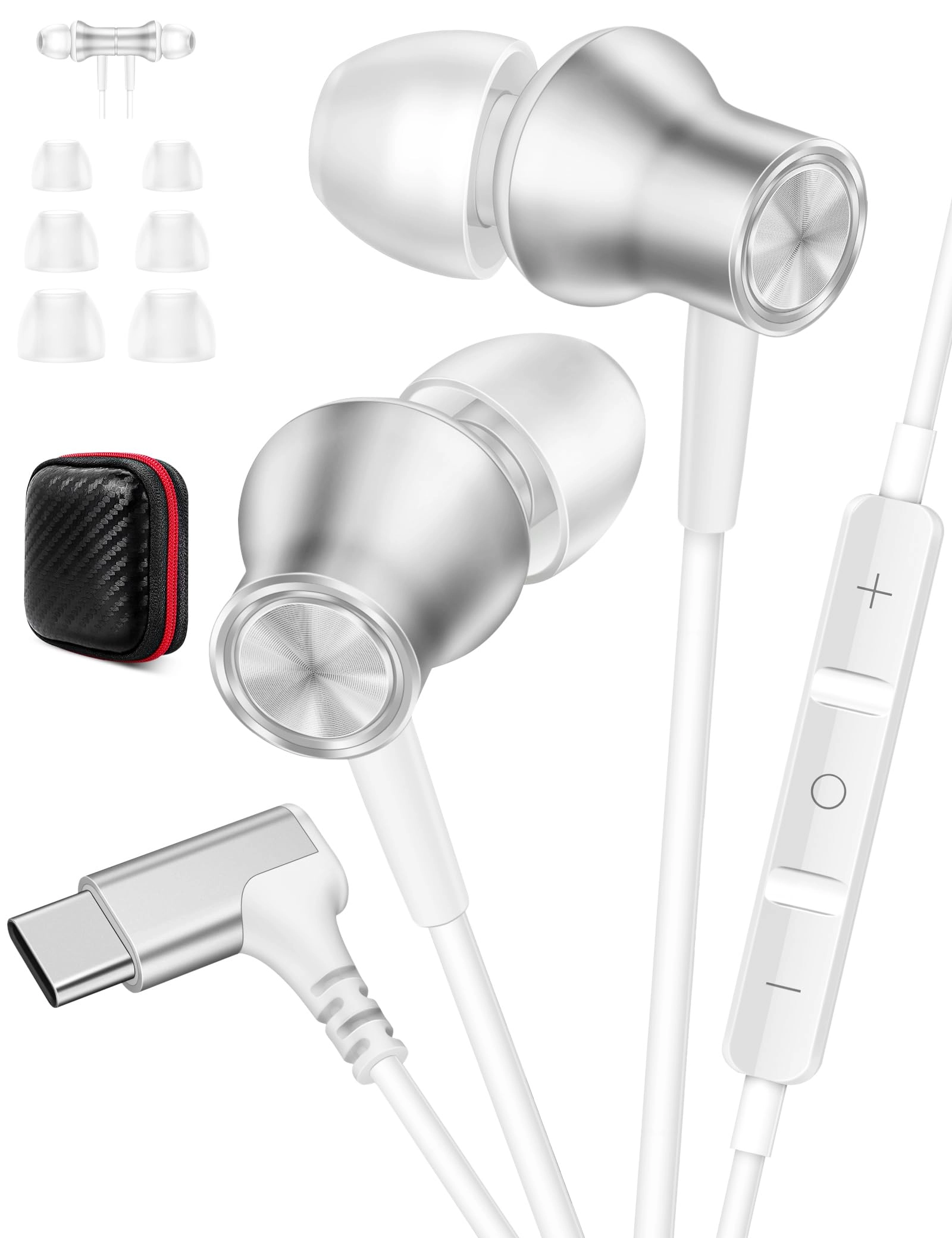 USB C Earbuds Wired Earbud