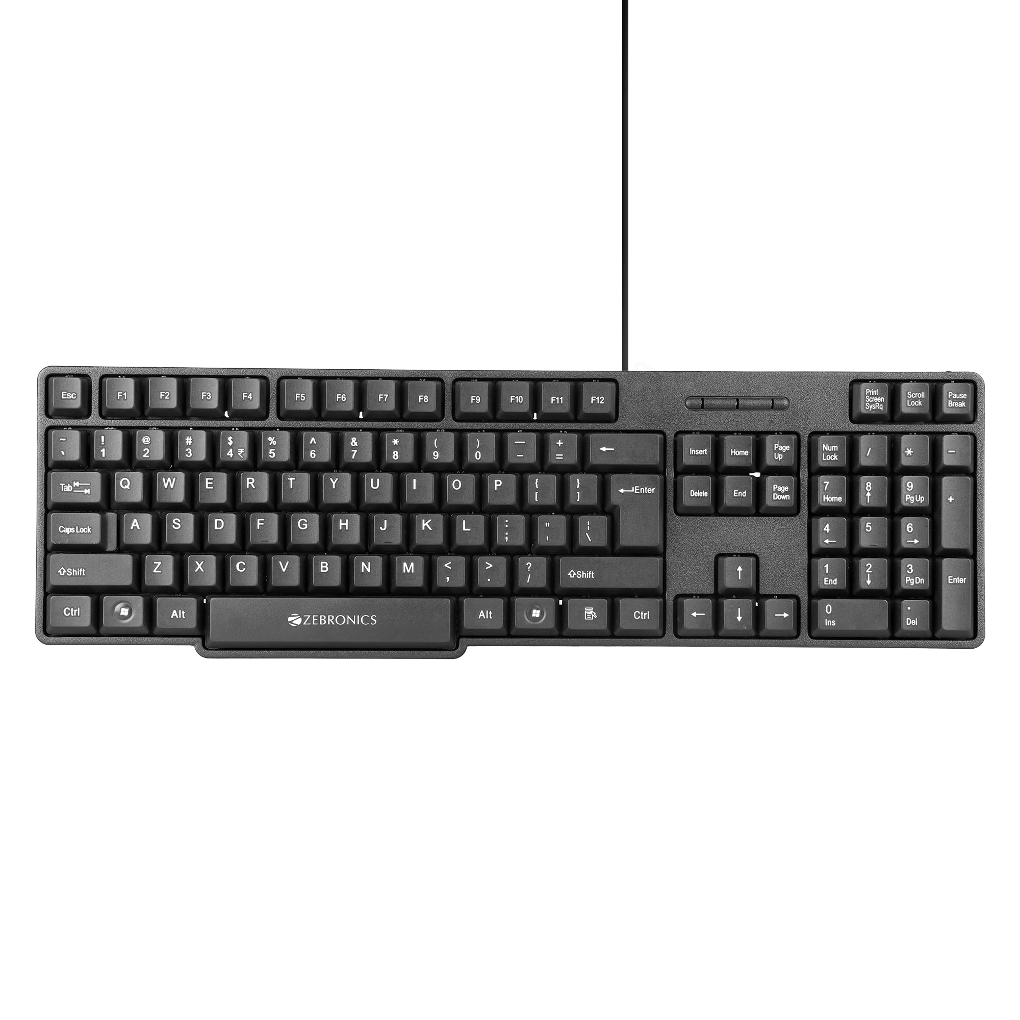 Zebronics India Private Limited, Zebronics India Private Limited K65 - QWERTY Wired