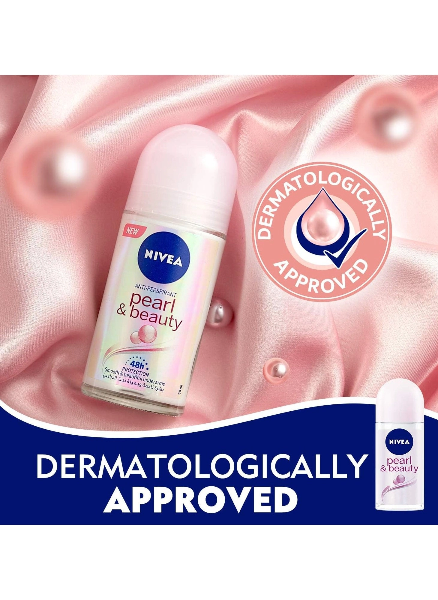 Deo Roll On Pearl & Beauty