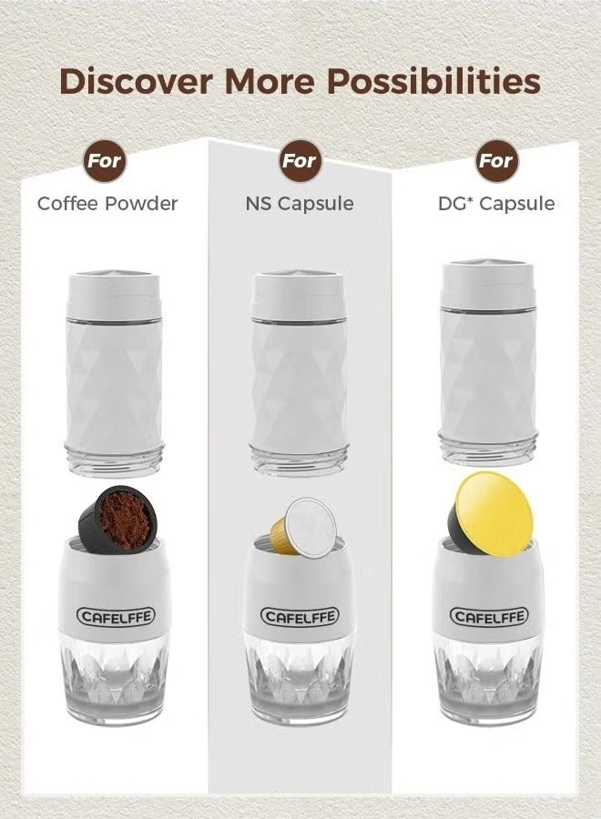 3-in-1 Portable Espresso Machine & Milk