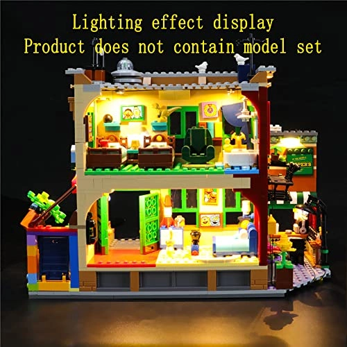 LED Light Kit for LEGO Ideas Sesame Street 21324