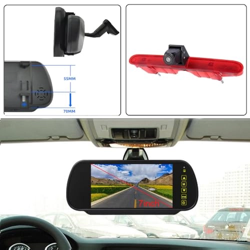 TFT LCD monitor + rear view camera - Night vision 628 x 586