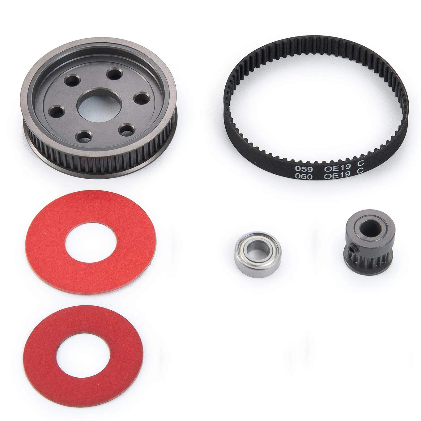 RCHUBAM Belt Transmission Kit - 1/10
