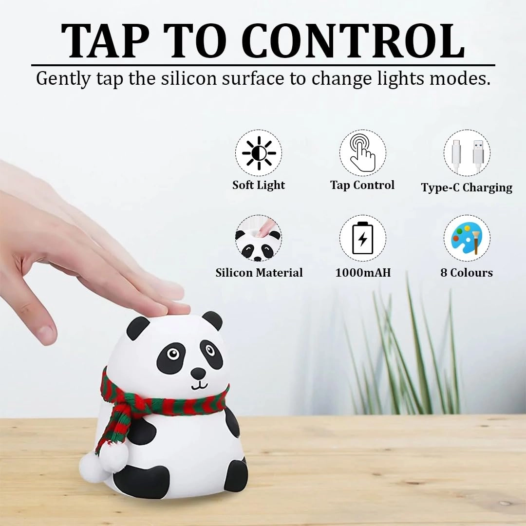 Panda Night Light - USB Powered Multicolor