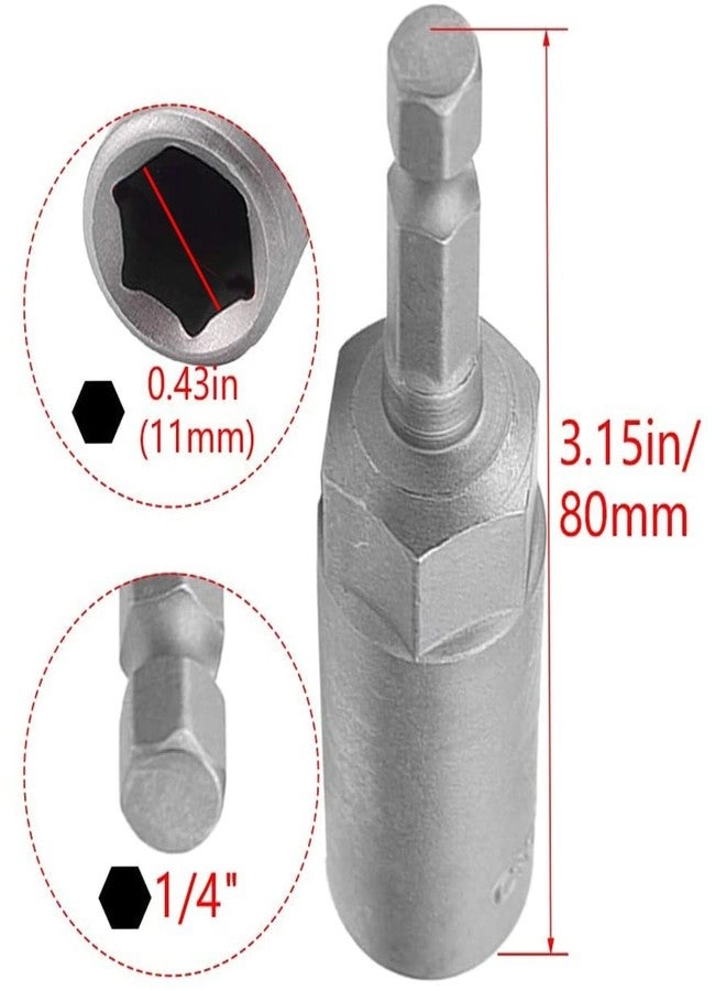 Nut Setter Driver Drill Bit - 1 Pcs 11mm