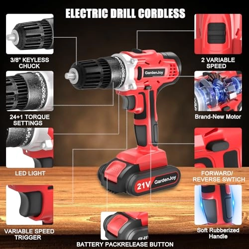 Cordless Drill - 31.5 Watt-hours