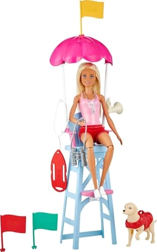 Barbie Careers Lifeguard Doll - Plastic Blonde Hair
