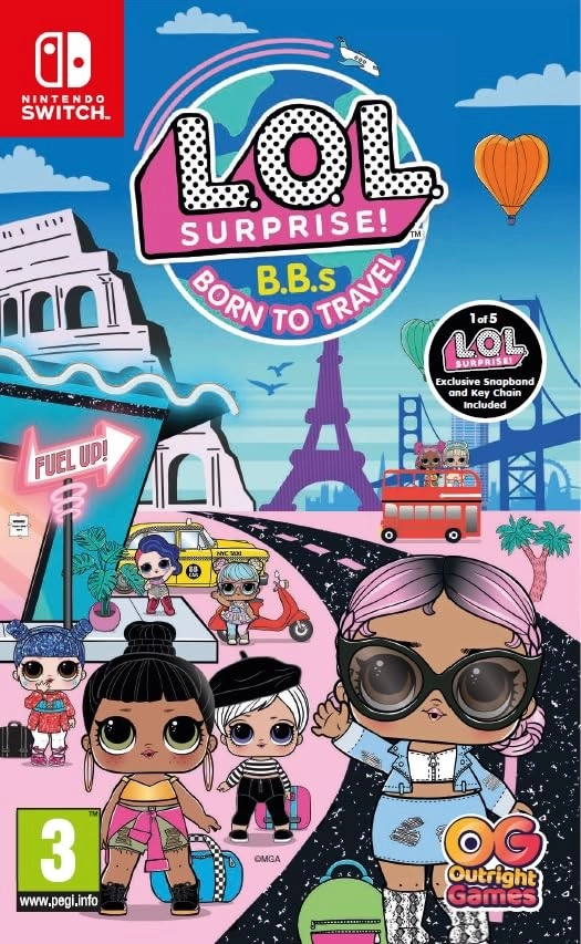 Outright Games L.O.L. Surprise! B.B.s Voyage autour du Monde + Snapband Exclusif