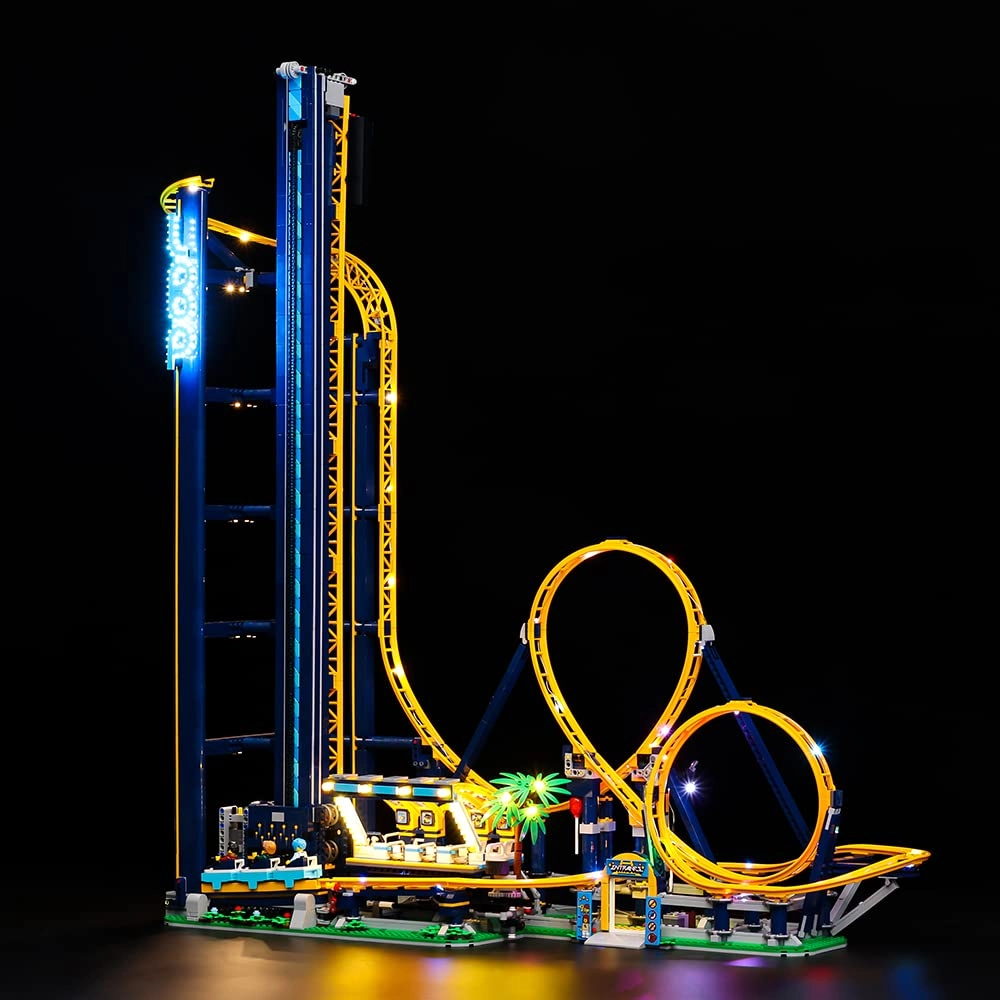 wddspsh Lego Loop Coaster 10303 LED Light Kit - Classic Version 10 Lights