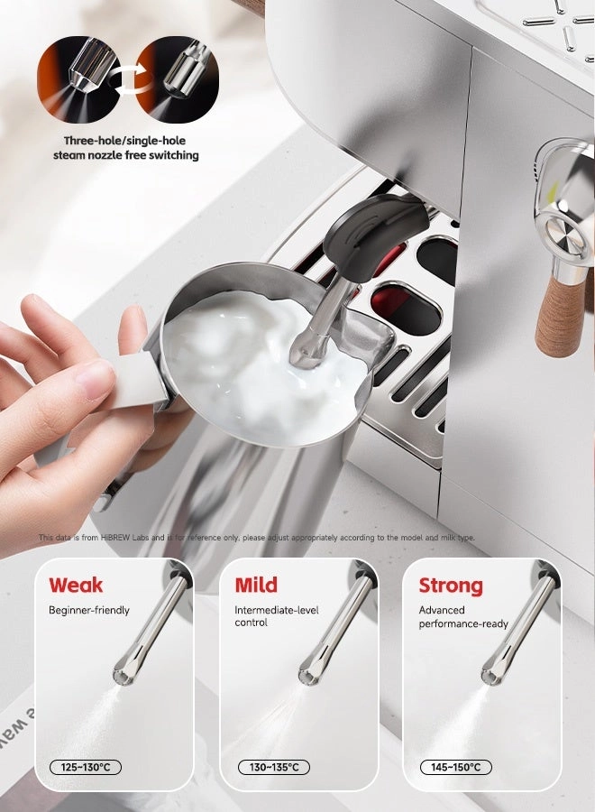 3-in-1 Semi-Automatic Espresso Machine & Milk H13A