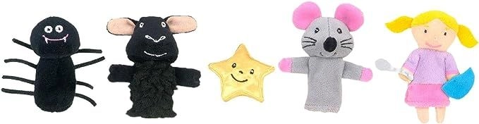 Nursery Rhymes Hand and Finger Puppet Set - Multi Colour 33 cm tall