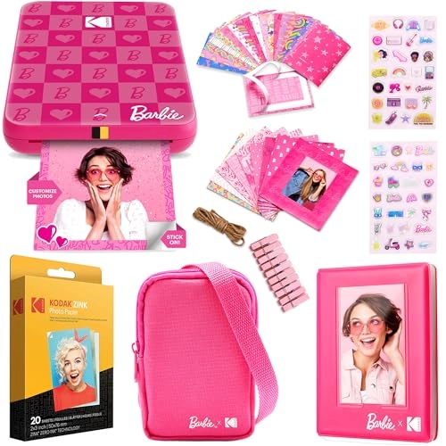 x Barbie Step Slim + Barbie Camera Case + Photo Album + Sticker & Hanging Frames + 50 Stickers + Zink Paper - 2x3